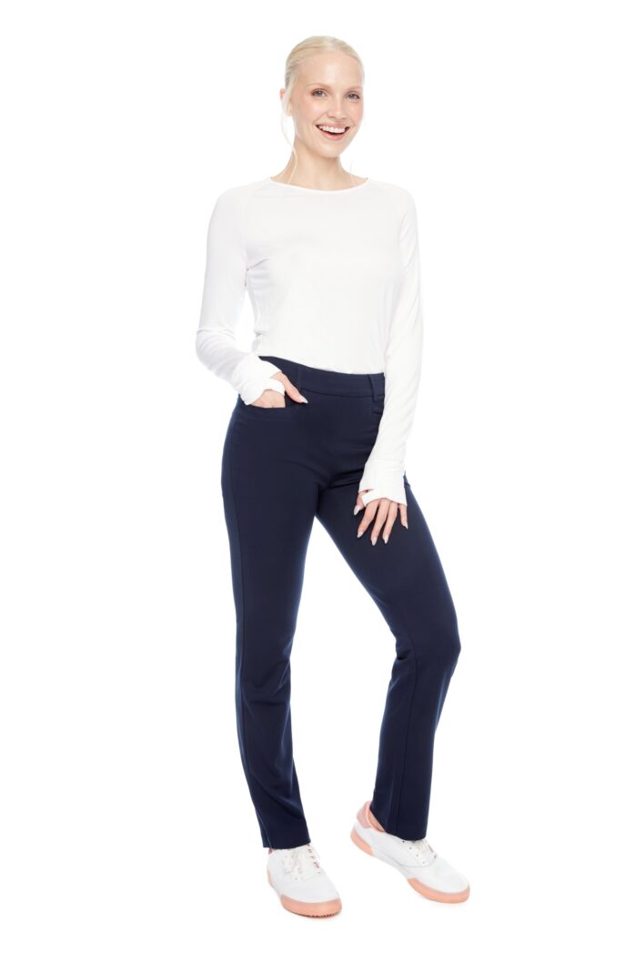 SOLID LIGHT PONTE FULL-LENGTH PANT